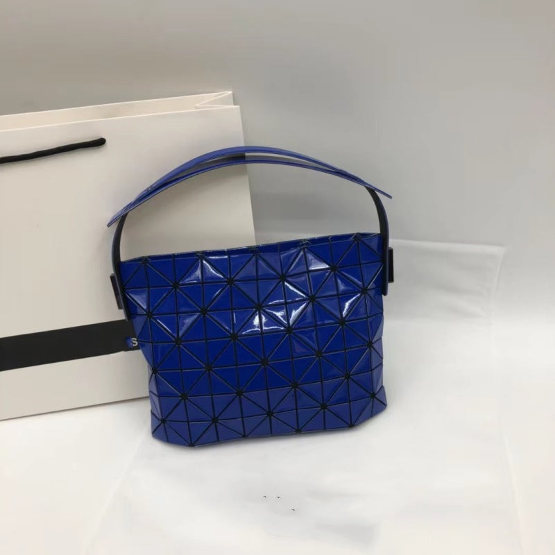 Women's Original Single Geometric Rhombus Baguette Portable Shoulder Bags
