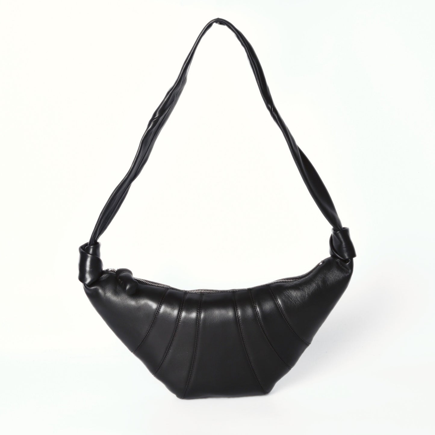 Design Sheepskin Croissant Lazy Versatile Leather Shoulder Bags