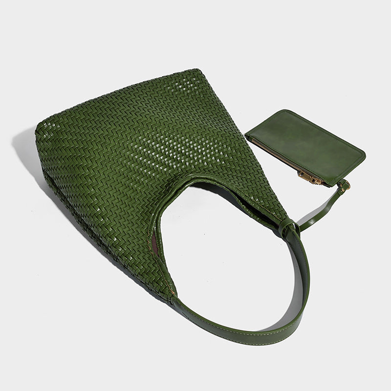 Fashion Portable Niche Woven High-grade Single Shoulder Bags