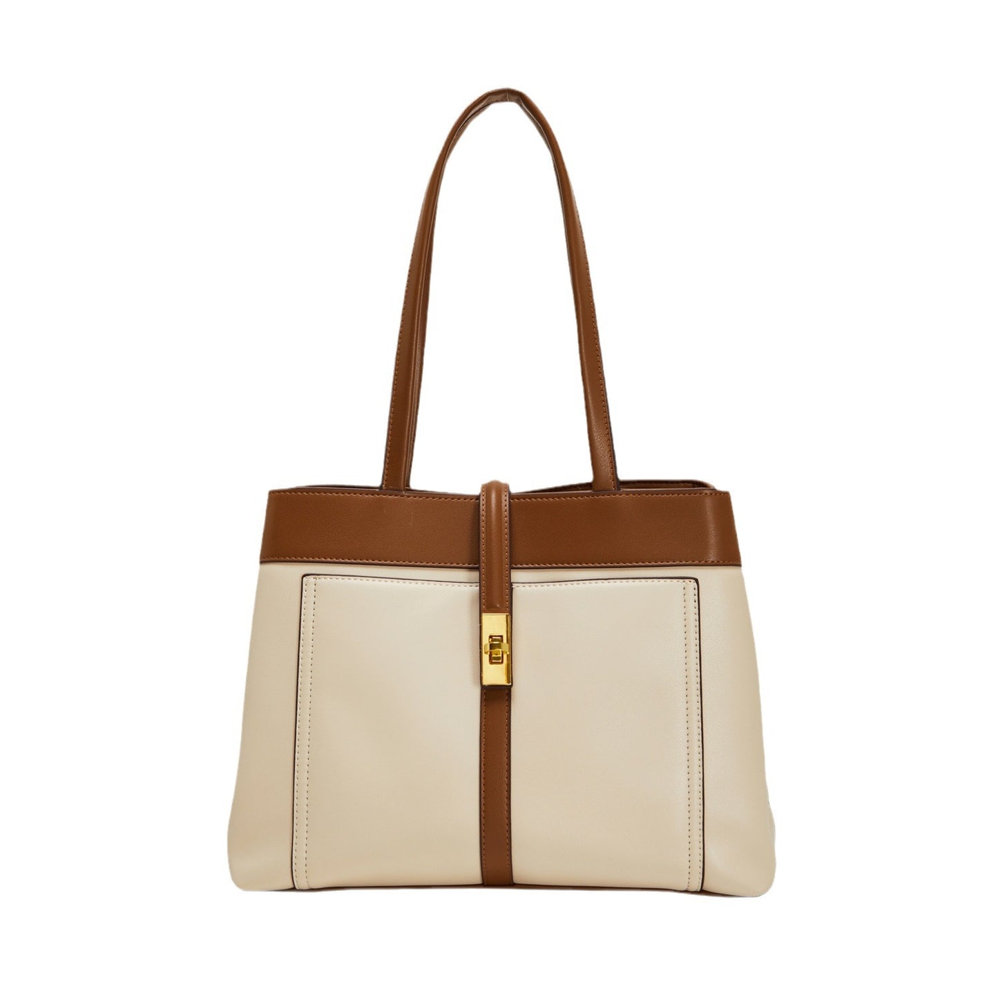 Charming New Women's Stitching Portable Fashionable Tote Bags