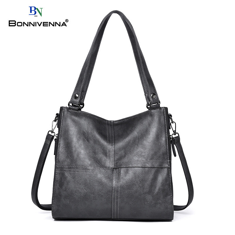 Solid Color Fashion Large Capacity Ribbon Crossbody Bags