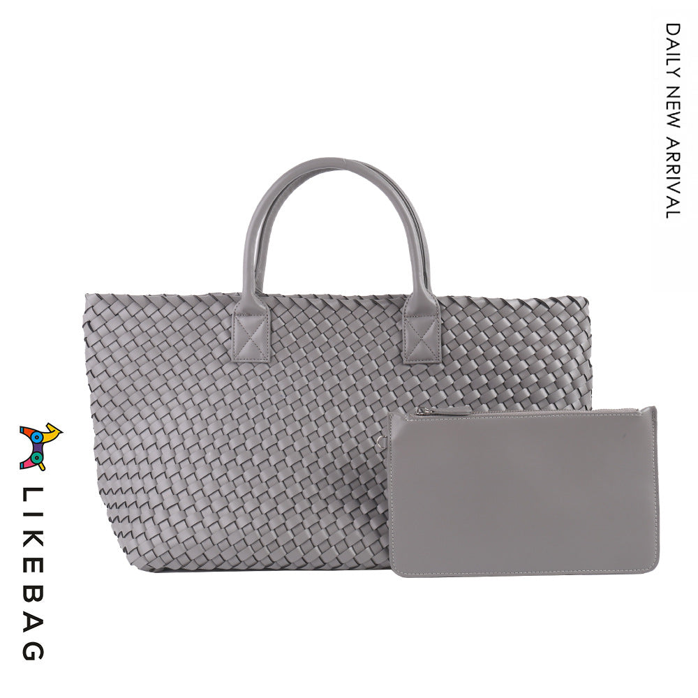 Women's Handmade Woven Simple Large Capacity Combination Shoulder Bags