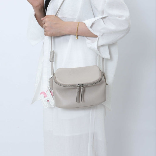 Women's Leather Underarm Lunch Box Simple Soft Shoulder Bags