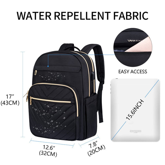 Business Commute Daily Large Capacity Notebook Backpacks