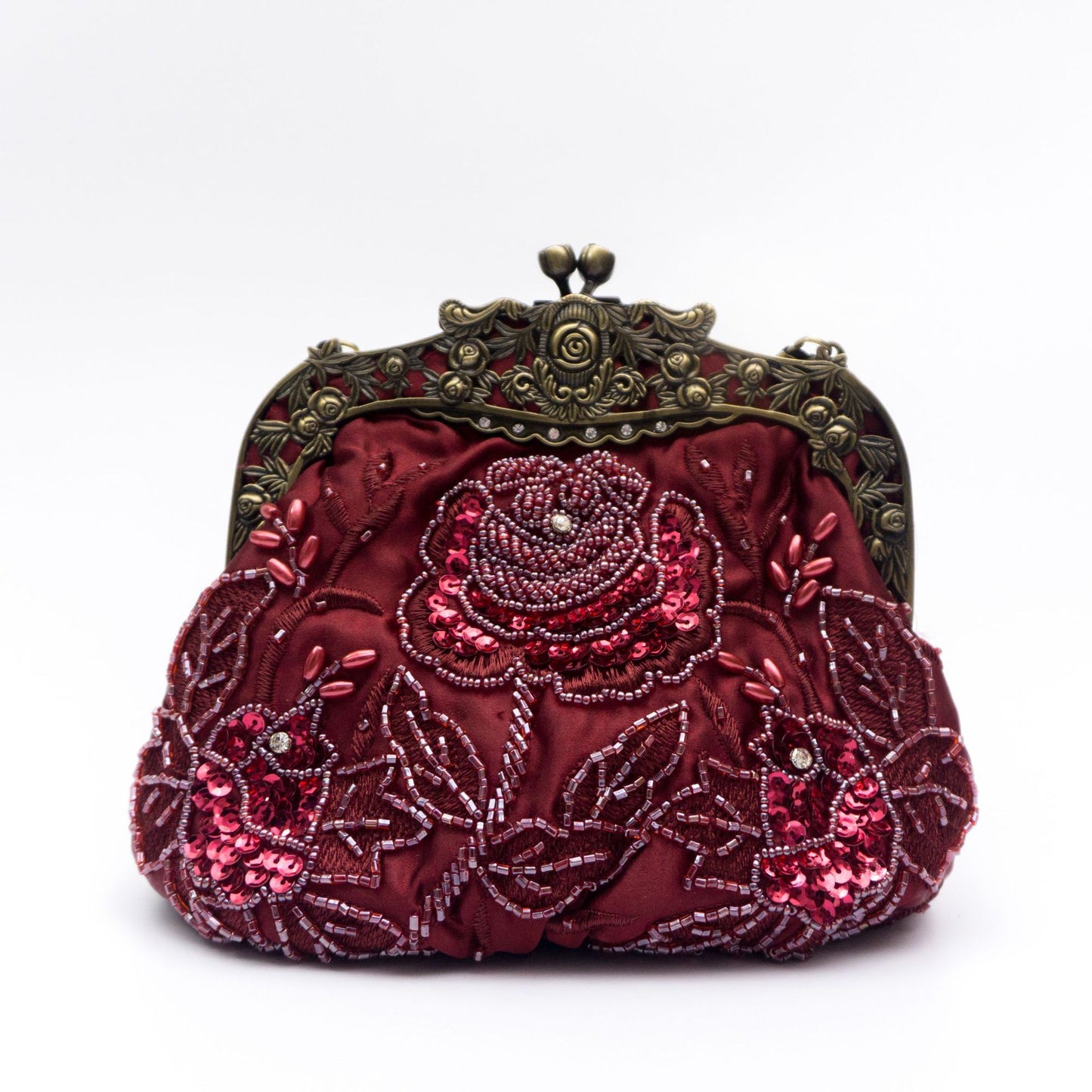 Kai Handmade Pearl Embroidery Flowers Dinner Evening Bags