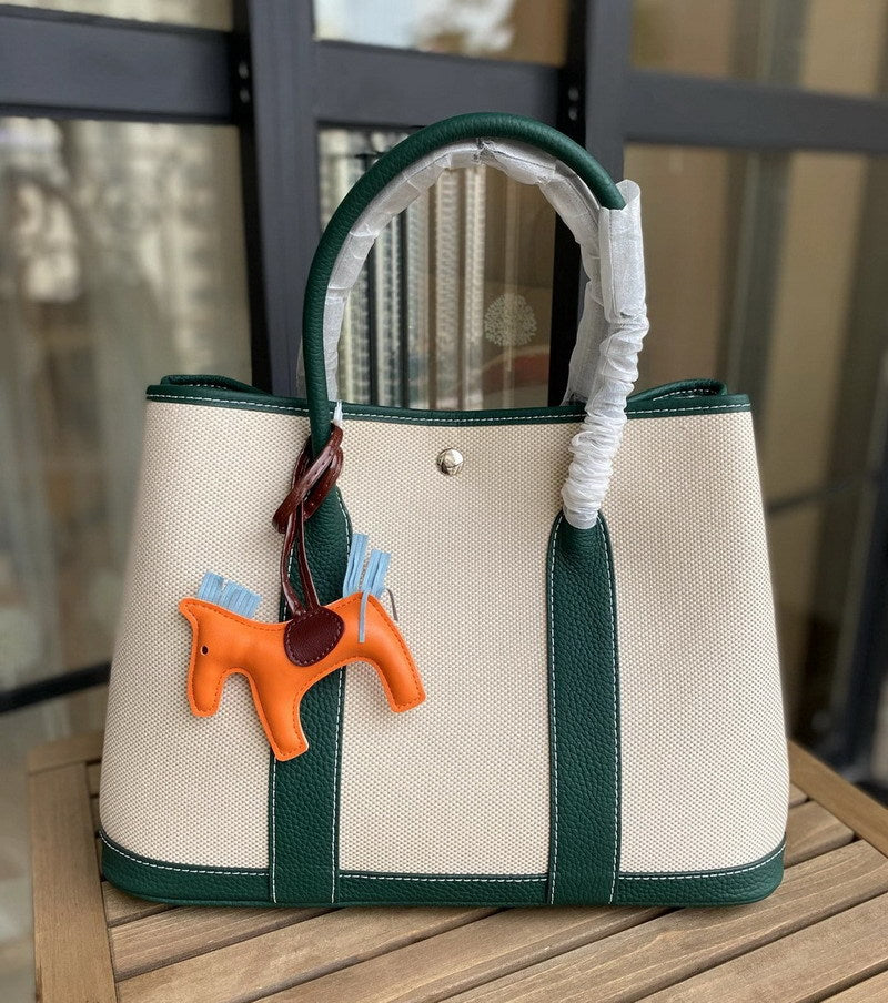 First Layer Cowhide Contrast Color Fashion Handbags