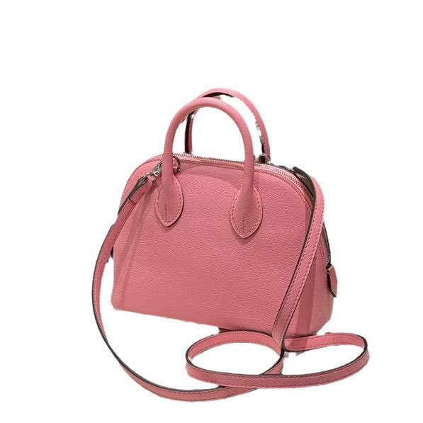 Women's Mini Sheepskin Shell Portable Bowling Leather Crossbody Bags