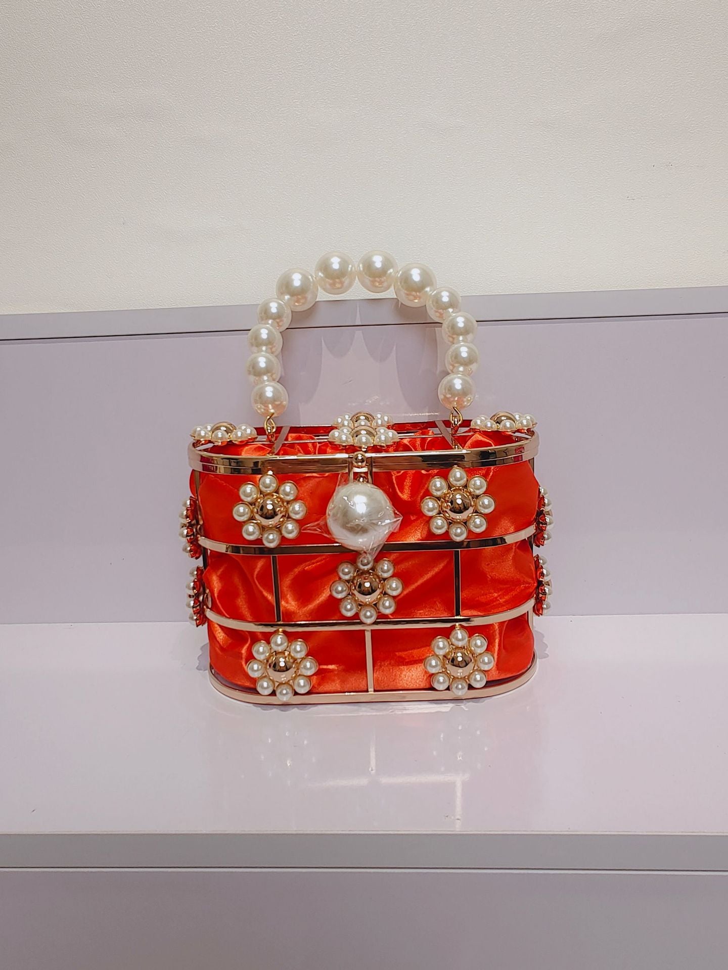 Women's French Niche Fashion Pearl Chain Summer Evening Bags
