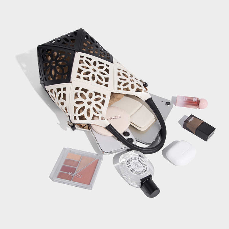 Light Luxury Handmade Hollow Niche Drawstring Handbags