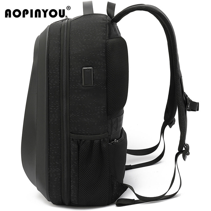 Men's Large Capacity Three-dimensional Hard Shell Waterproof Backpacks