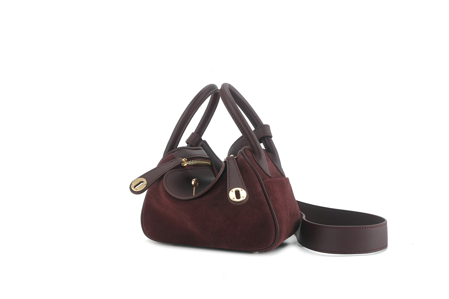 Women's Lindy Doctor Suede Fashionable Hand Holding Shoulder Bags