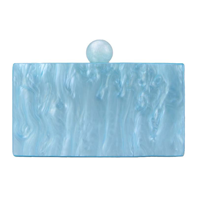Women's Marble Acrylic Fashion Clutch Dinner Wedding Bags