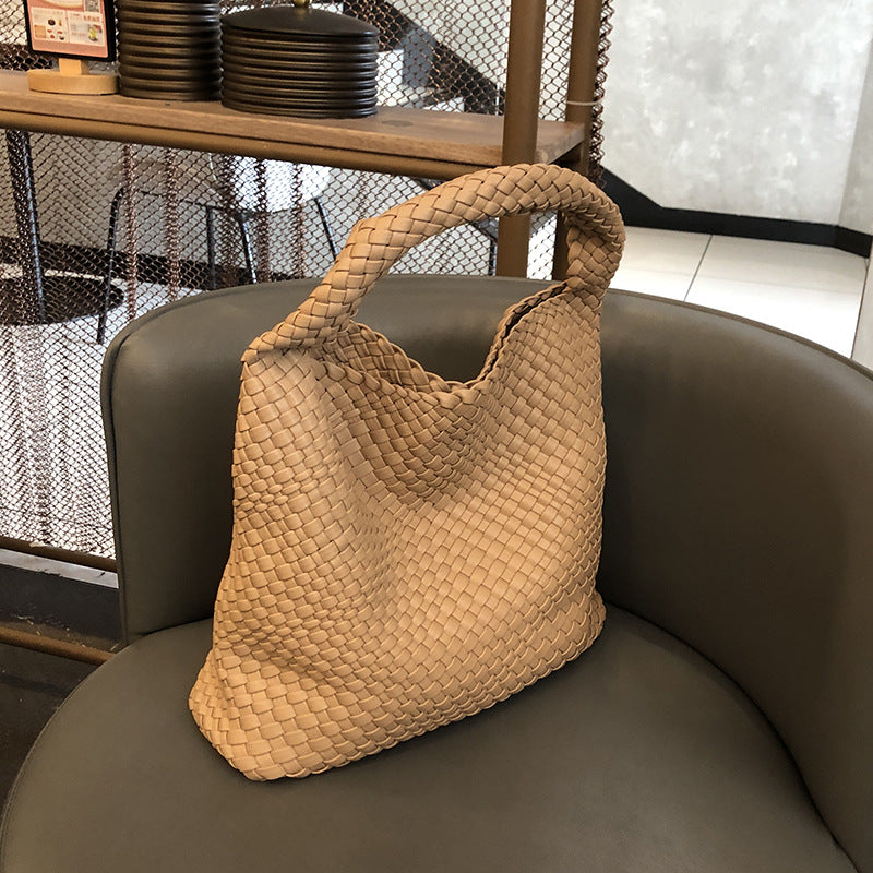Casual Women's Hand-woven Underarm Fashion Large Tote Bags