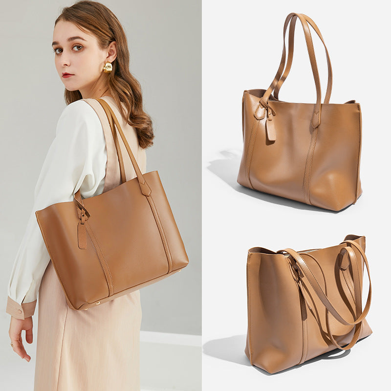 Women's Fashionable Elegant Korean Simple Large Capacity Shoulder Bags