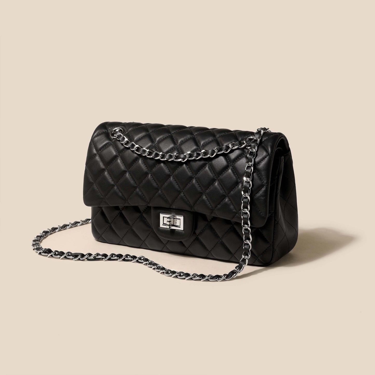 Women's Diamond Plaid Chain Light Luxury Classic Style Shoulder Bags