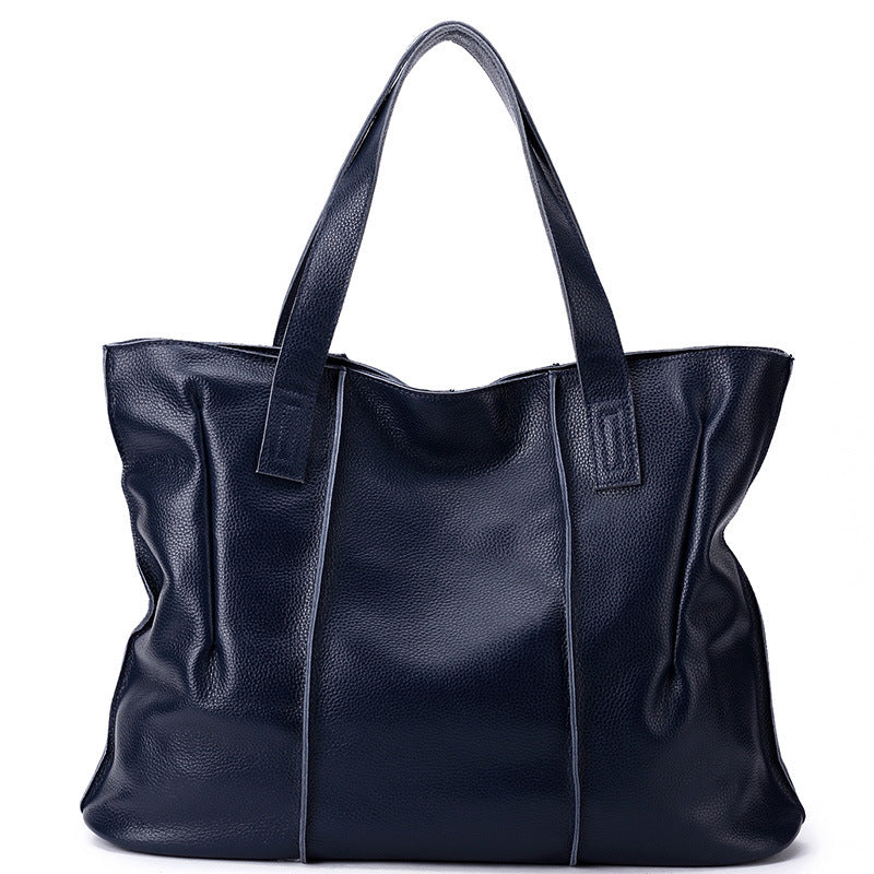 Women's Cowhide Leather Female Large Capacity Genuine Bags