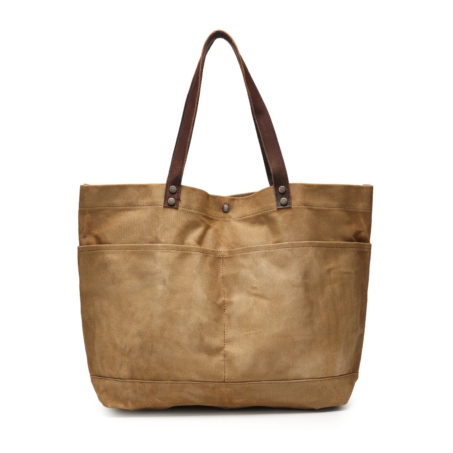 Women's & Men's & Large Capacity Waxed Canvas Commuter Waterproof Shoulder Bags
