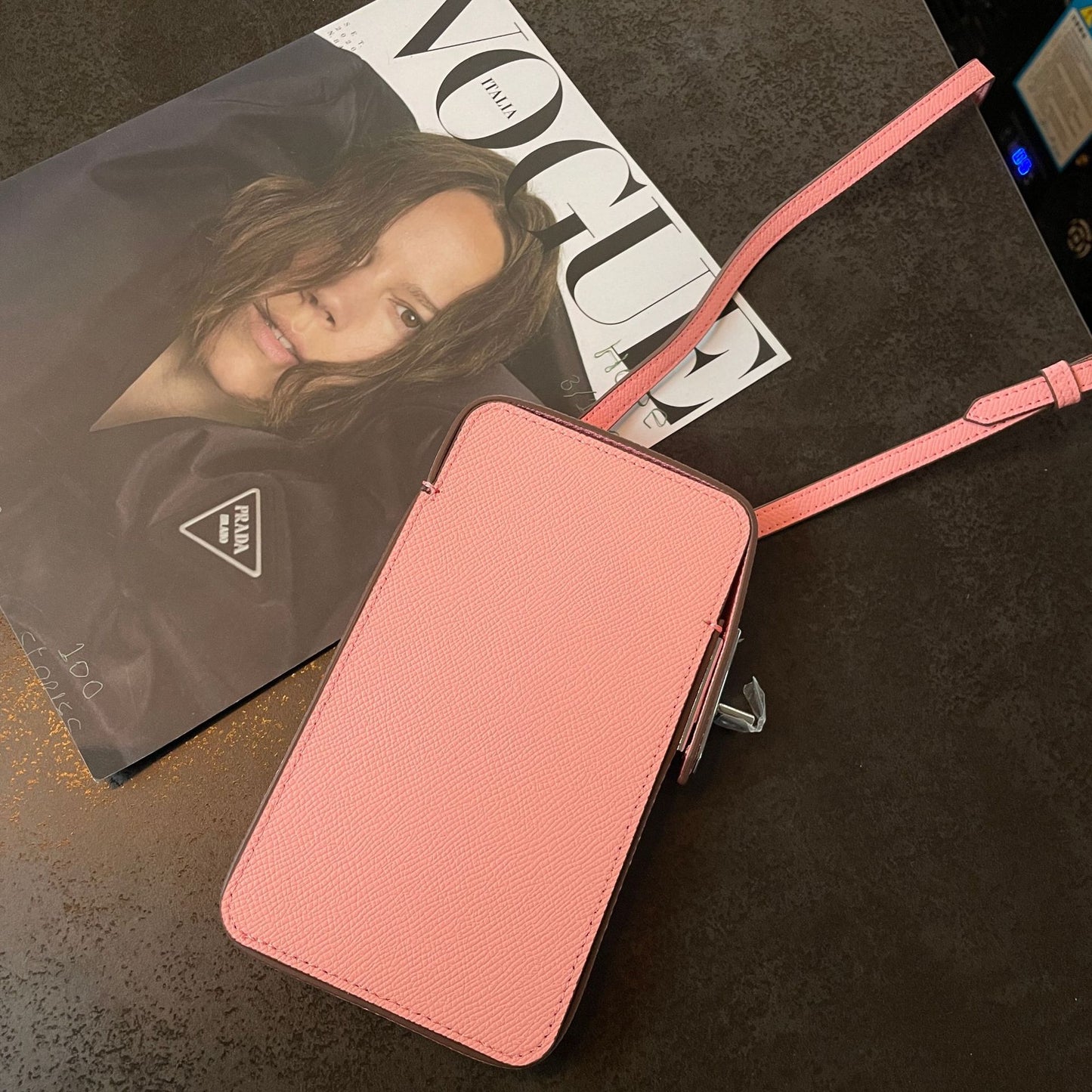 Women's Mobile Fashion Genuine Leather Box Simple Solid Crossbody Bags