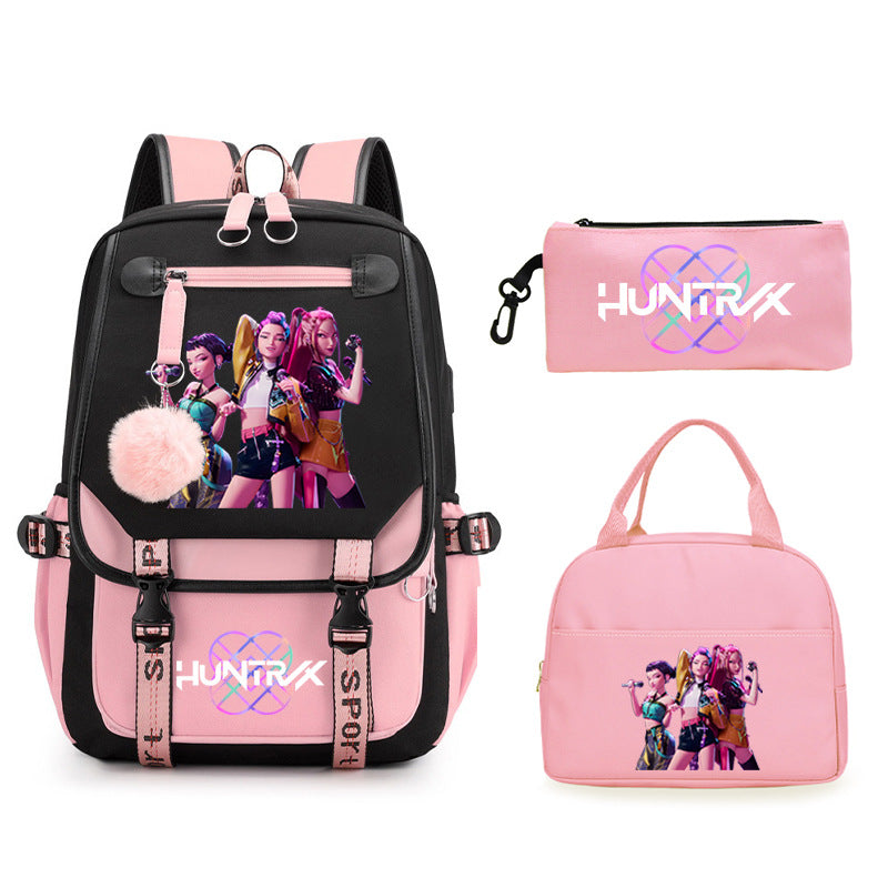 Children's Animation Printing Large Capacity Lightweight Fashion Trend Backpacks