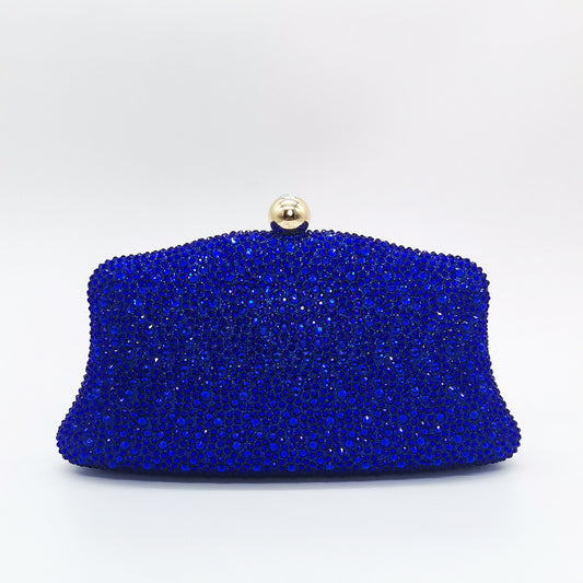 Full Diamond Clutch Nightclub Party Blue Bags