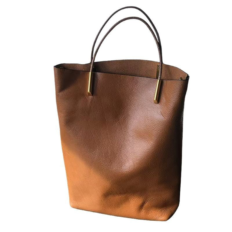 Women's Cowhide Simple Fashion Genuine Leather Shoulder Bags