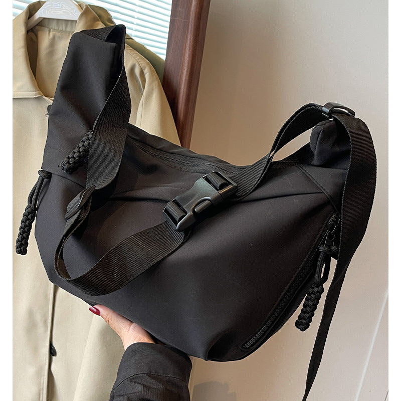 Women's Canvas Commuter Large Capacity Underarm Crossbody Bags