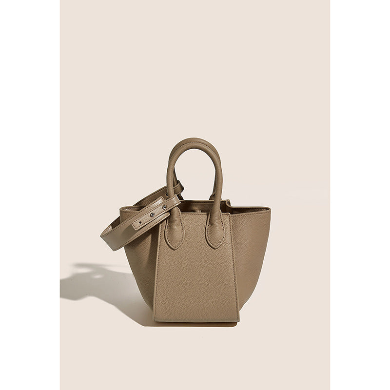 Women's Genuine Leather Wings Style Niche Exquisite Bucket Bags