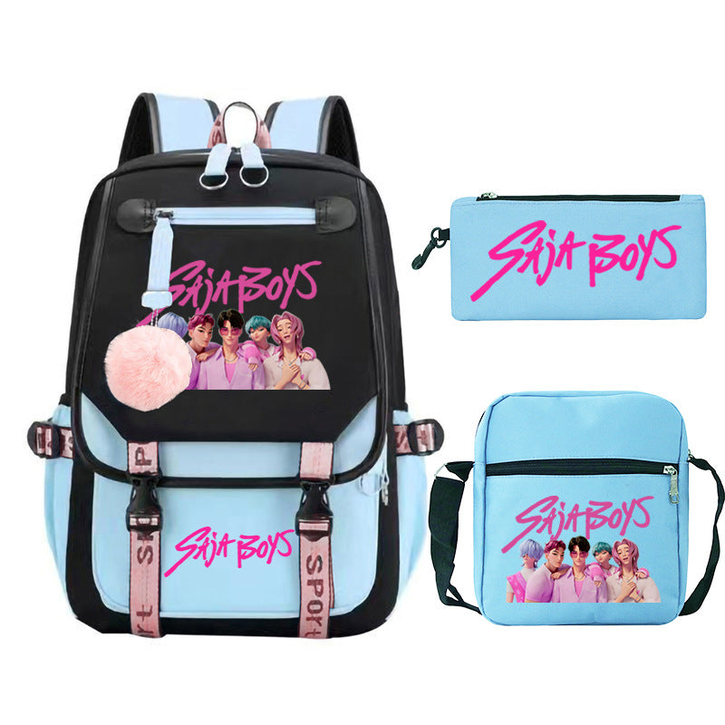 Elegant Children's Merchandise Printed Fashion Pencil Backpacks