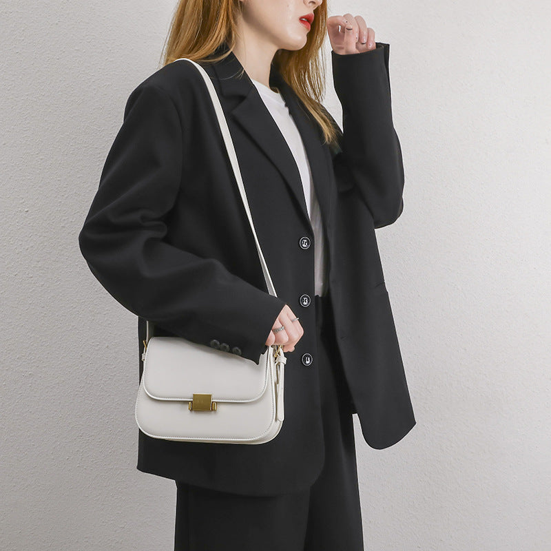 Surrogate Shopping Genuine Leather Niche High-grade Versatile Shoulder Bags
