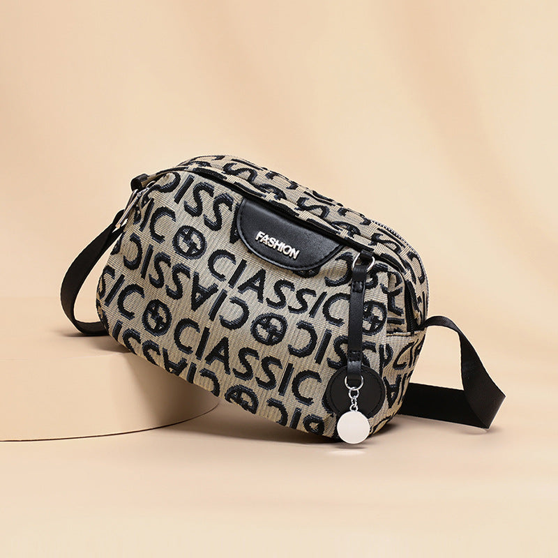 Women's Summer Underarm Pouch Light Luxury Canvas Crossbody Bags
