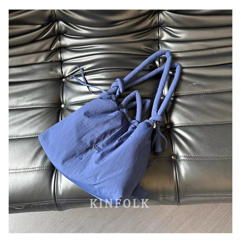 Down Cotton Padded Jacket Lightweight Large Shoulder Bags