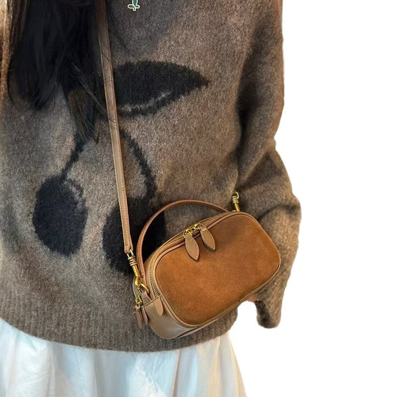 Women's Genuine Leather High-grade Retro Graceful Crossbody Bags
