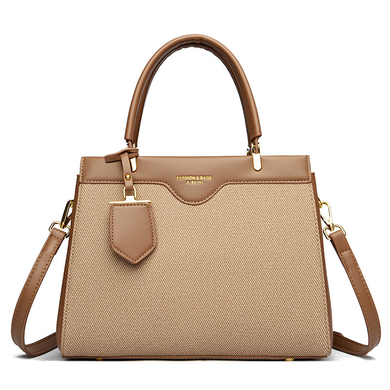 Women's Fashionable Simple Counter Large Capacity Portable Shoulder Bags