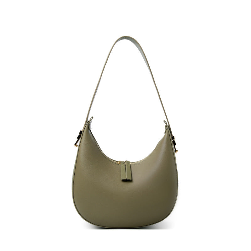 Women's High-grade Light Luxury Commuter Large Capacity Genuine Leather Simple Shoulder Bags