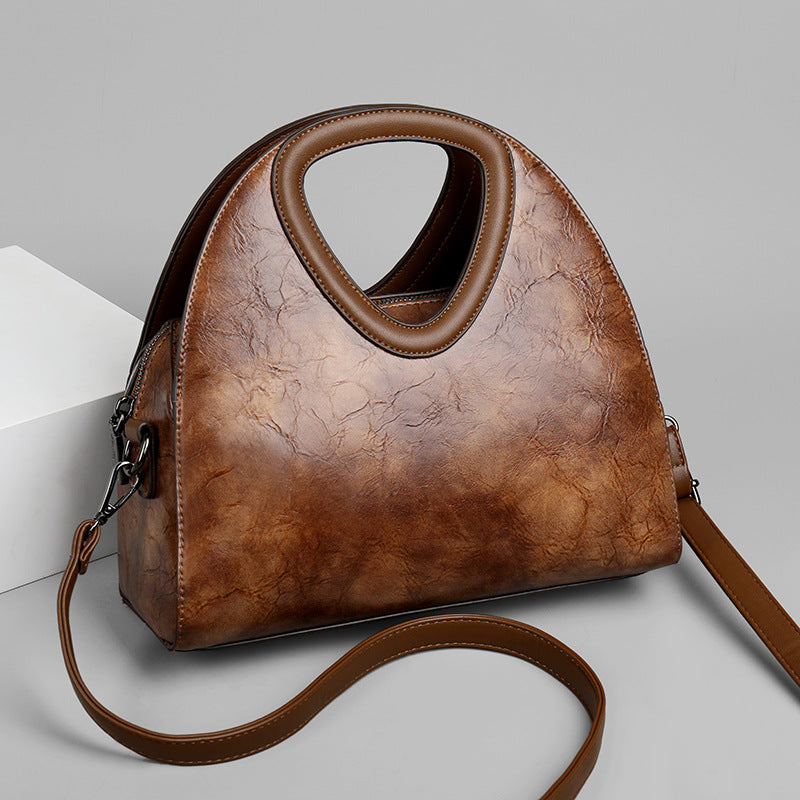 Women's Durable Retro Fashion Large Capacity Handbags