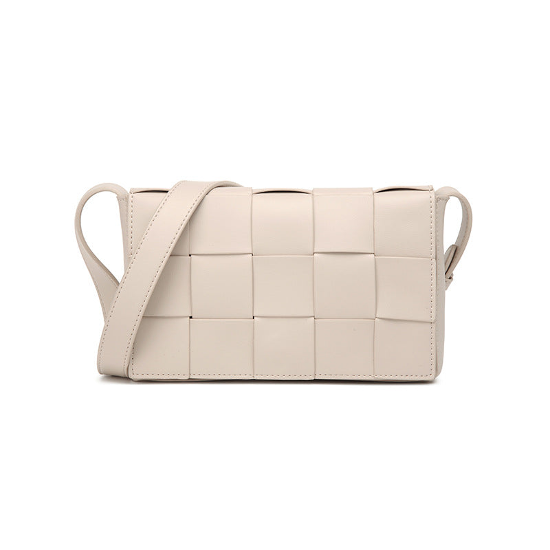 Female Fashion Weaving High Sense Simple Crossbody Bags