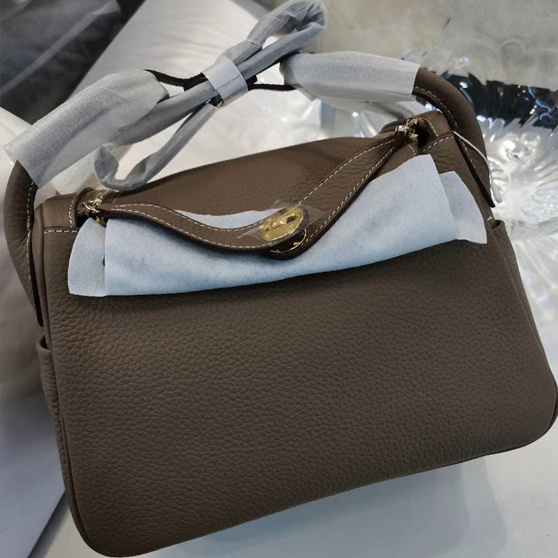 Women's Lindy Mini Doctor Cow Leather Portable Shoulder Bags