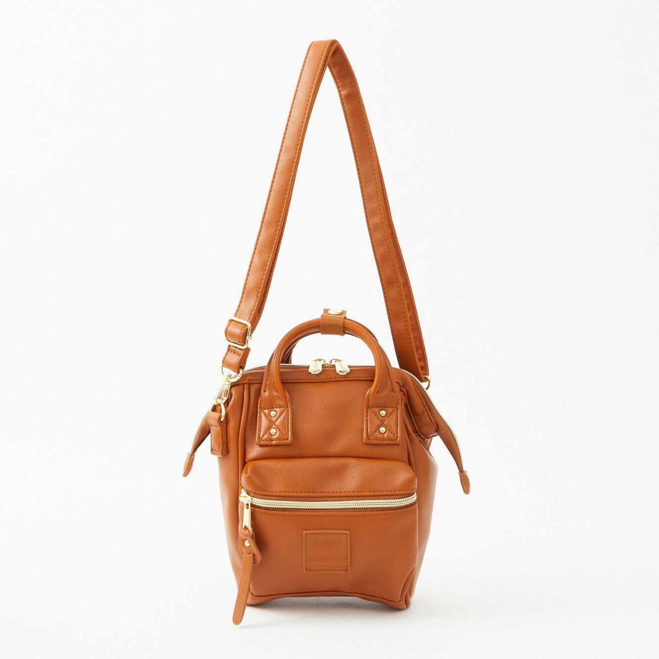 Women's Mini Leather One Large Opening Shopping Crossbody Bags