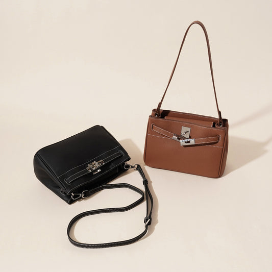 Layer Cowhide High-grade Kelly Vintage Underarm Lock