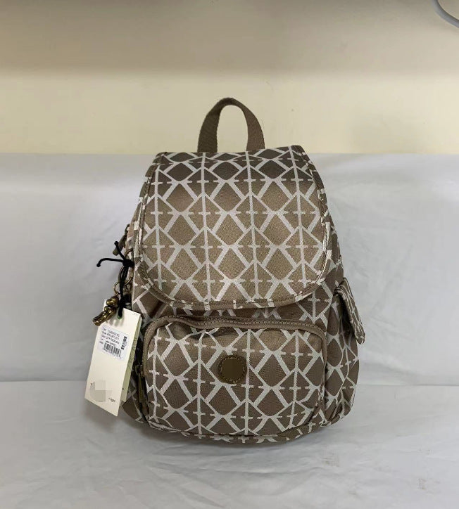 Women's Summer Nylon Canvas Monkey Urban Simple Backpacks