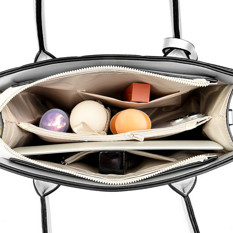 Women's Light Luxury High-grade Fashion Rhombus Embroidered Line Handbags