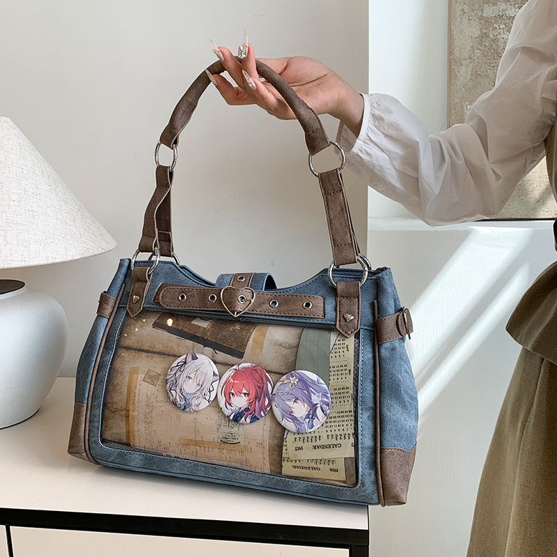 Capacity Hot Locomotive Style Underarm Female Shoulder Bags