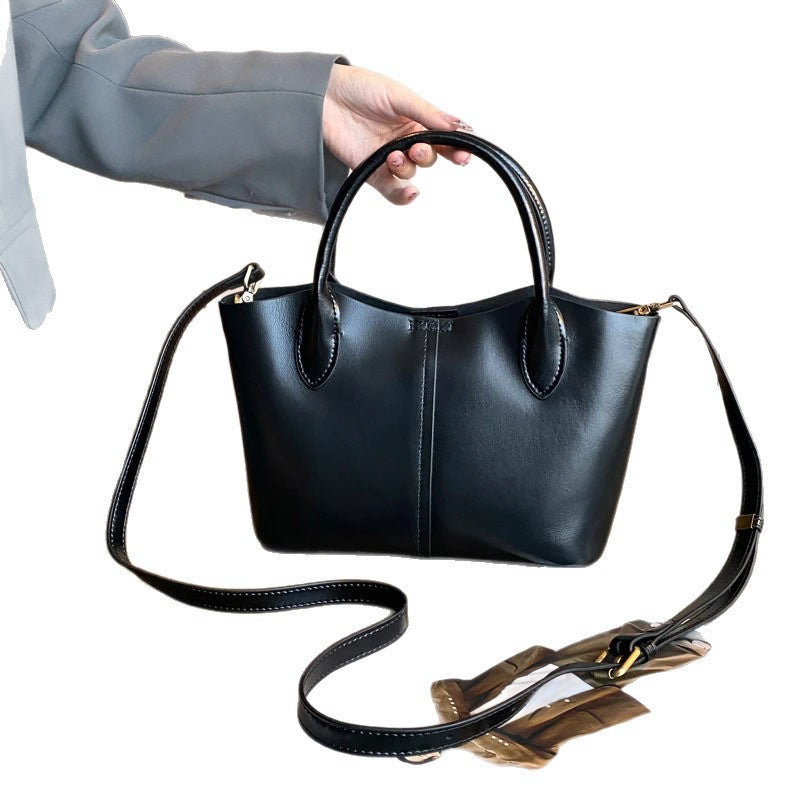 Fashion Glamorous Women's Genuine Large Capacity Handbags