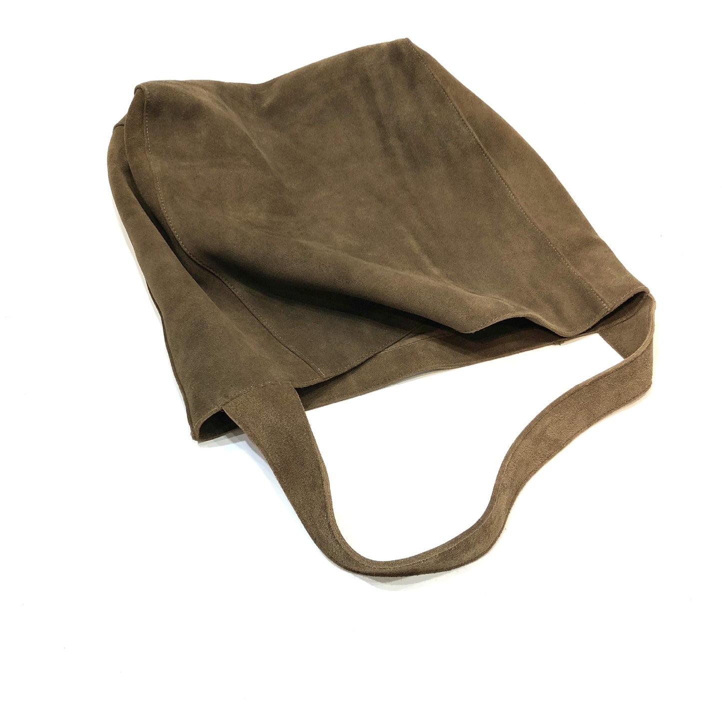 Women's Genuine Leather Lazy Suede Cowhide Large Shoulder Bags