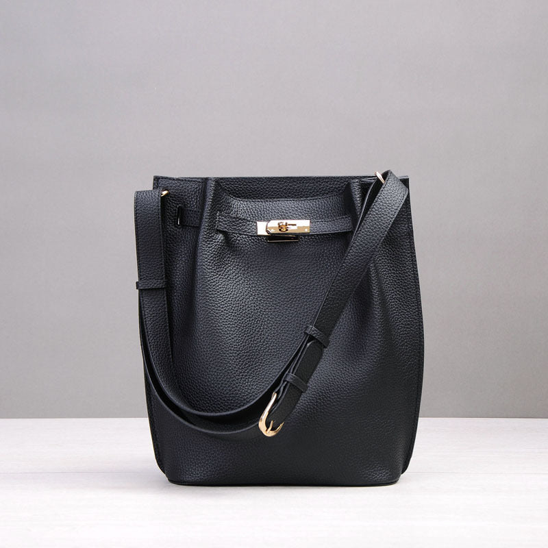 Women's Layer Cowhide Portable Large Capacity Fashion Crossbody Bags