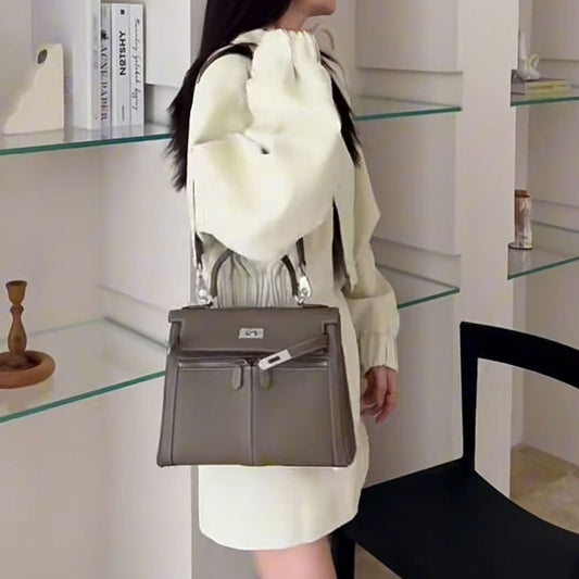 Women's Retro High-grade Light Luxury Kelly Wide Crossbody Bags