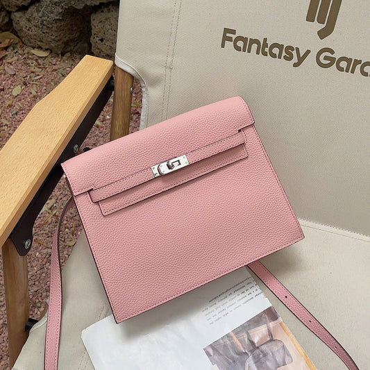 Women's Genuine Leather Kelly Dancing Fashion Strap Crossbody Bags