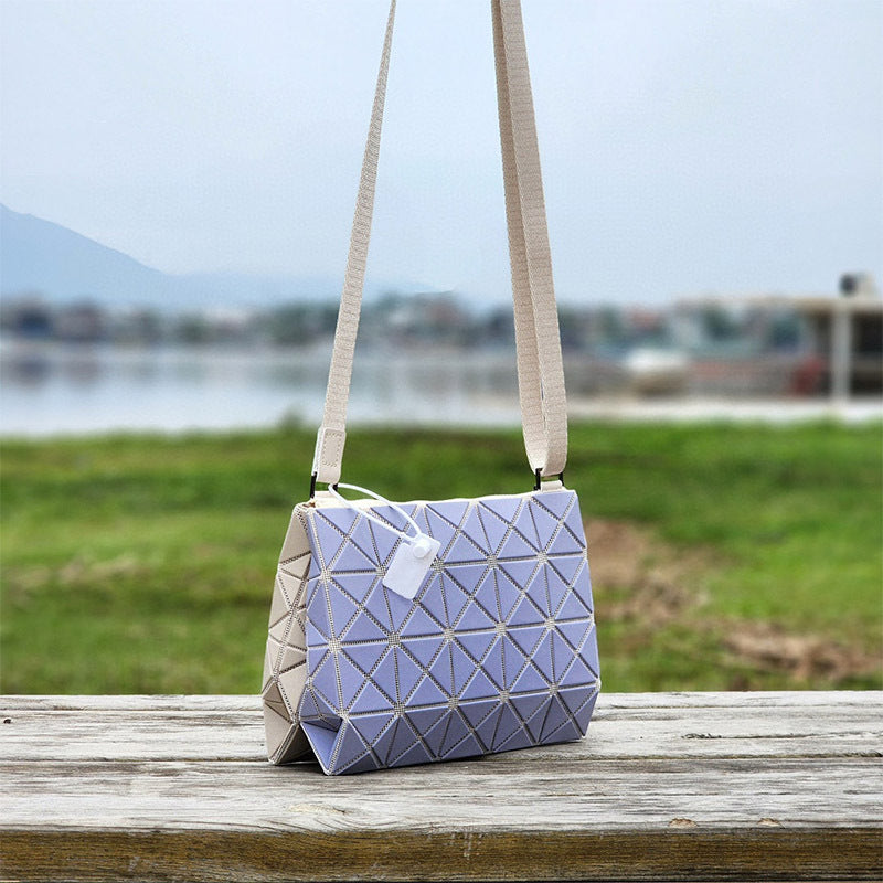 Women's Original March Gemini Color-matching Frosted Box Shoulder Bags