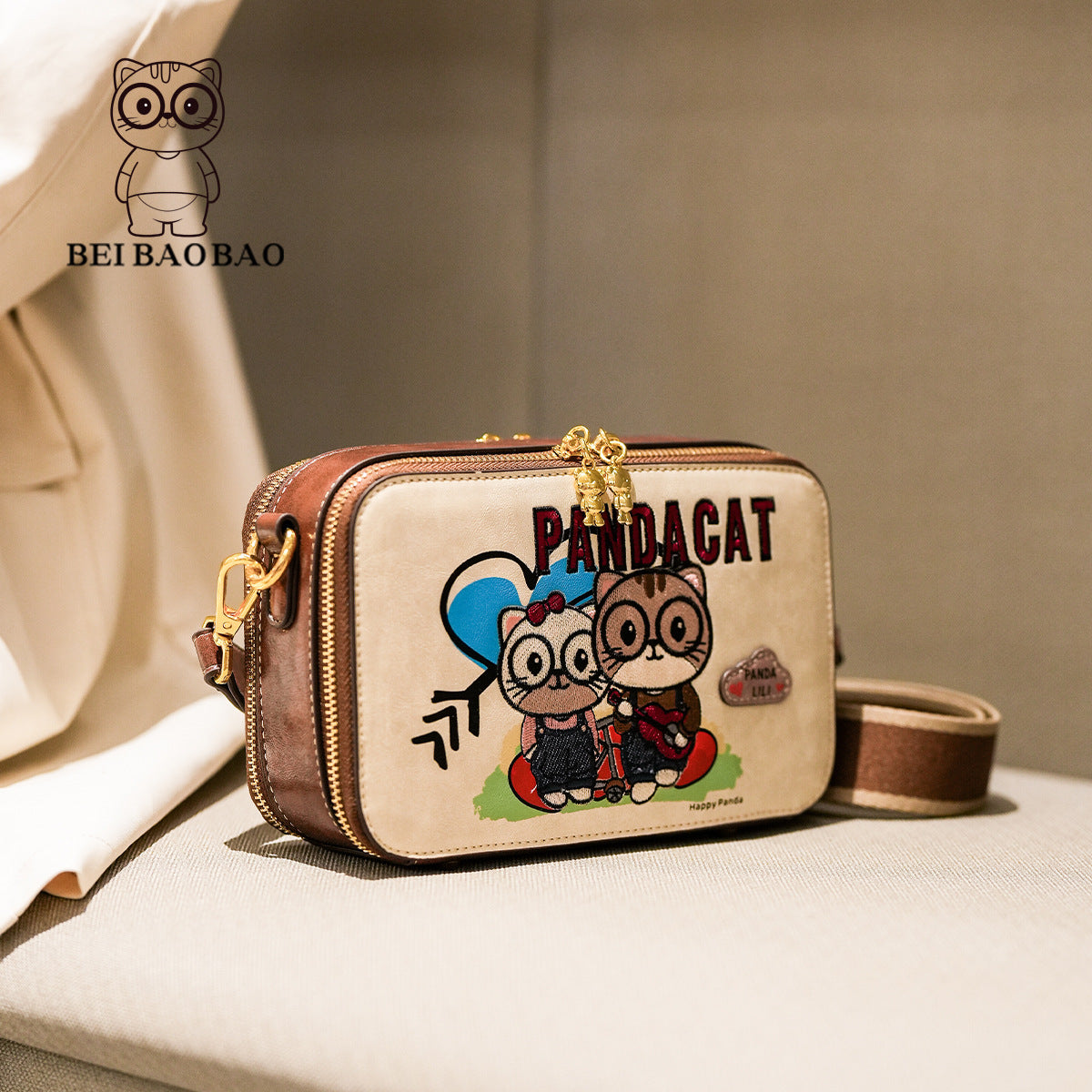 Casual Women's Printed Simple Contrast Color Crossbody Bags