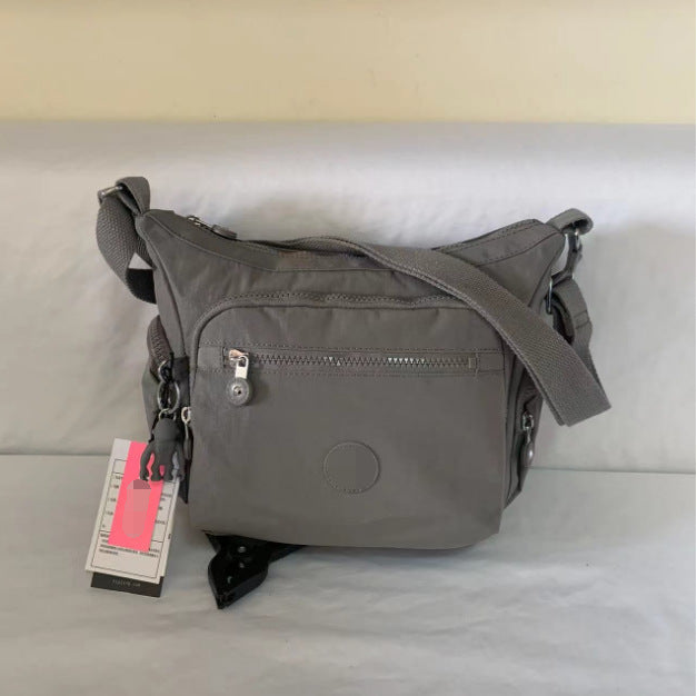 Spring Monkey Mesh Purple Series Nylon Crossbody Bags